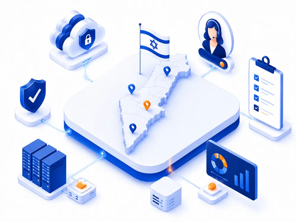 אספקה מקומית בישראל — צוות הנדסה ותמיכה מקומיים עם פריסה ארצית