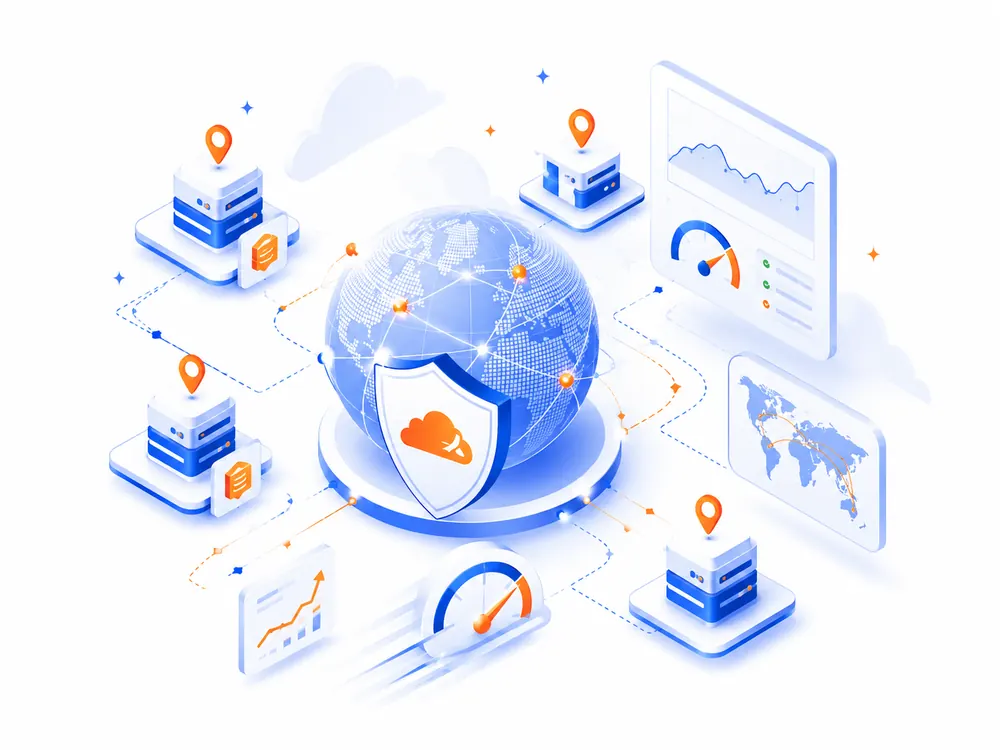 הרשת הגלובלית של Cloudflare — אבטחה, קישוריות וביצועים בפלטפורמה אחת